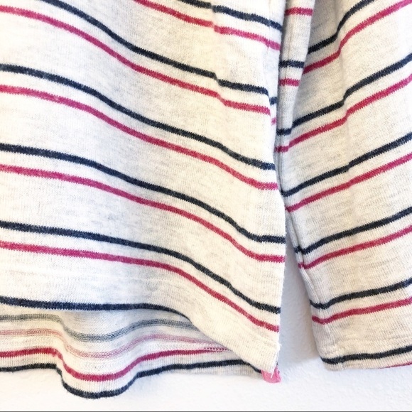 Anthropologie SUNDRY NEW Striped Wide Sleeve Hacci Soft Oversized Top - Picture 8 of 14